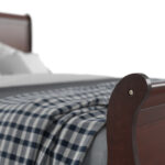 Wike Sleigh Bed - Chic Decora