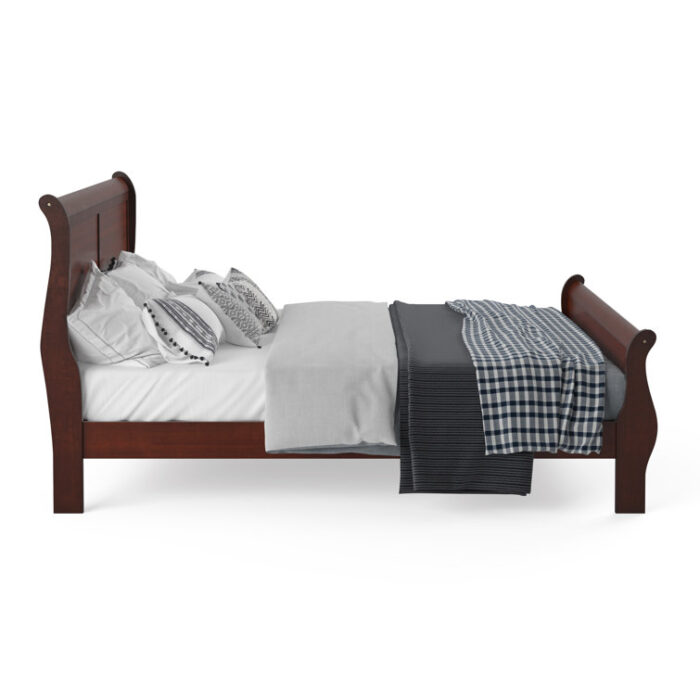 Wike Sleigh Bed - Chic Decora