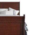 Wike Sleigh Bed - Chic Decora