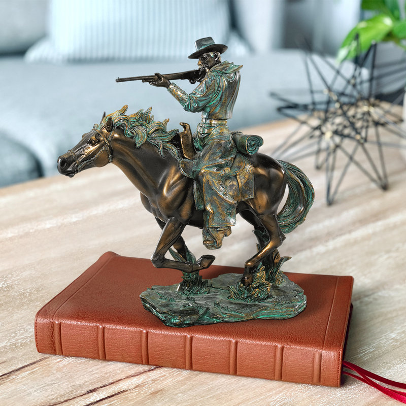 Wild West Sharp Shooter Statue - Chic Decora