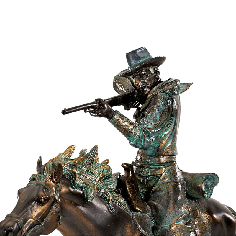 Wild West Sharp Shooter Statue - Chic Decora