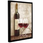 Wine in Paris IV by Janelle Penner Graphic Art on Canvas - Chic Decora