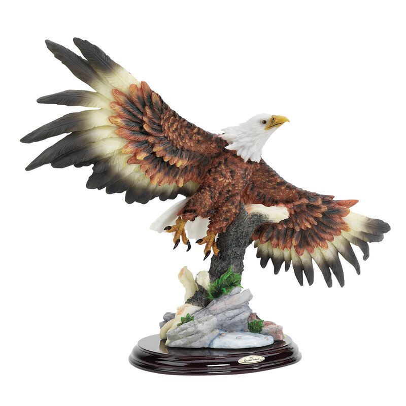 Wingspan Bald Eagle Figurine - Chic Decora