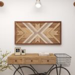 Wood Handmade Southwestern Geometric Home Wall Decor - Chic Decora