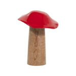 Wood Red Toadstool Mushroom Wood Figurines, Adds a Touch of Nature’s Elegance to Home Decor - Chic Decora