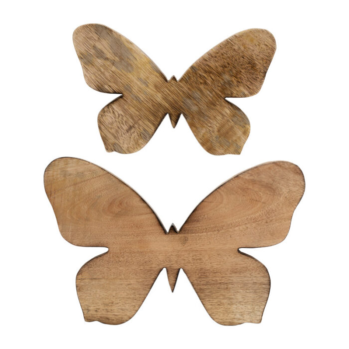 Wooden Butterfly Statue - Chic Decora