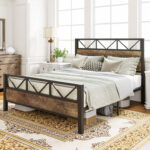 Wykeisha Metal Platform Bed - Chic Decora