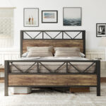 Wykeisha Metal Platform Bed - Chic Decora