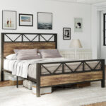 Wykeisha Metal Platform Bed - Chic Decora