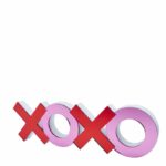 Xoxo Acrylic Mirror Block - Chic Decora