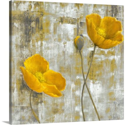 Yellow Flowers ” Yellow Flowers I ” by Carol Black - Chic Decora