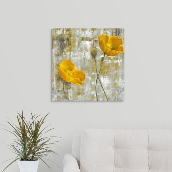 Yellow Flowers ” Yellow Flowers I ” by Carol Black - Chic Decora