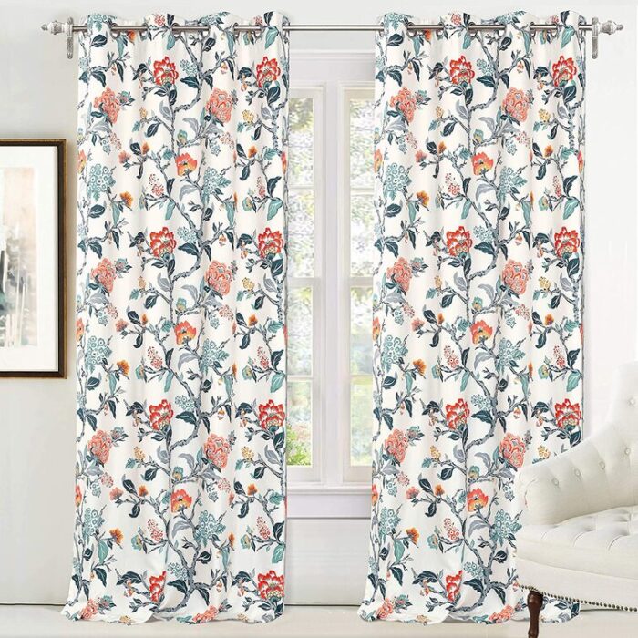 Yother Polyester Room Darkening Curtain Pair (Set of 2) - Chic Decora