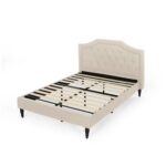 Yulita Upholstered Platform Bed - Chic Decora