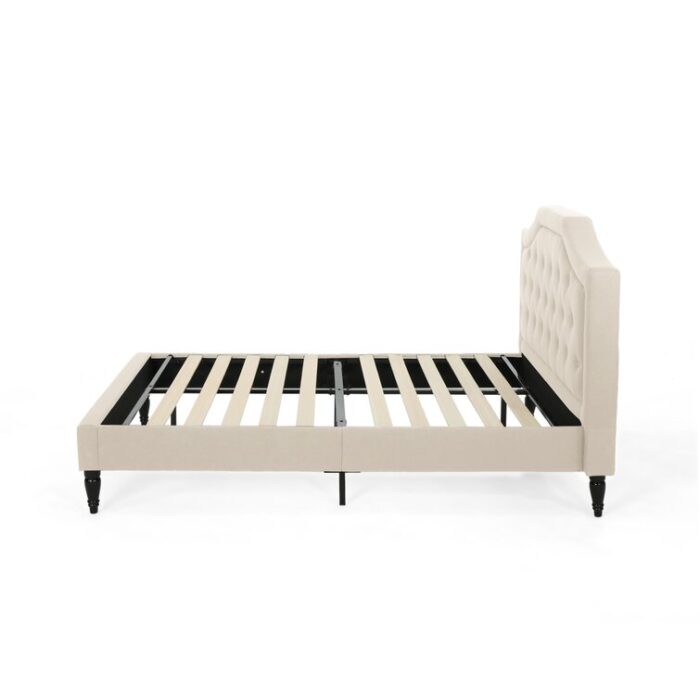 Yulita Upholstered Platform Bed - Chic Decora