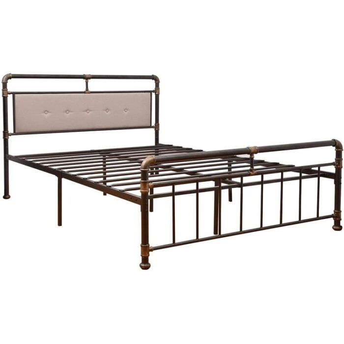 Zaha Metal Slat Bed - Chic Decora