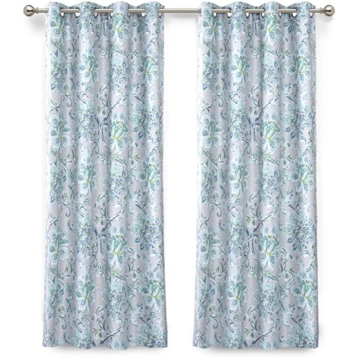 Zebrowski Polyester Blackout Curtain Pair (Set of 2) - Chic Decora