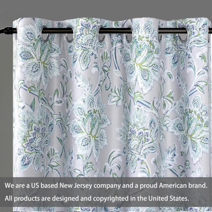 Zebrowski Polyester Blackout Curtain Pair (Set of 2) - Chic Decora