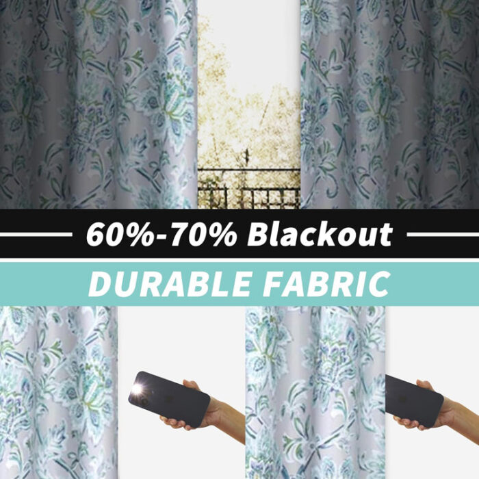 Zebrowski Polyester Blackout Curtain Pair (Set of 2) - Chic Decora