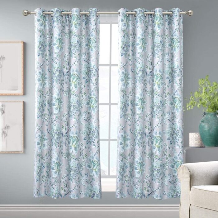 Zebrowski Polyester Blackout Curtain Pair (Set of 2) - Chic Decora