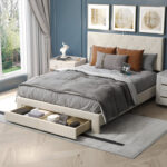 Zoje Upholstered Platform Storage Bed - Chic Decora