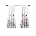 Zuri Polyester Room Darkening Curtain Pair (Set of 2) - Chic Decora