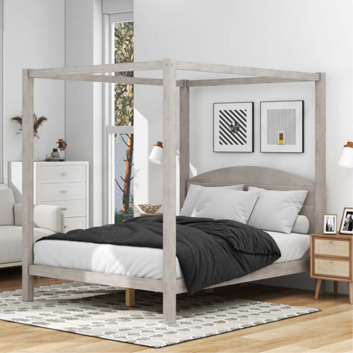 Zuriyah Canopy Bed - Chic Decora