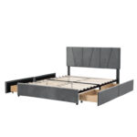 Zykeith Upholstered Platform Storage Bed - Chic Decora