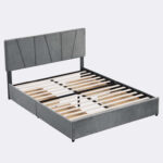 Zykeith Upholstered Platform Storage Bed - Chic Decora