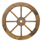 Wooden Wagon Wheel Décor - Chic Decora