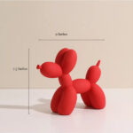 Jakila Balloon Animal Dog Sculpture Decor - Chic Decora