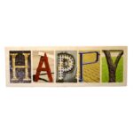 Mahanoy Handmade Text & Numbers Letter Block - Chic Decora