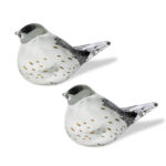 5.5 In Speckled Glass Bird - Chic Decora