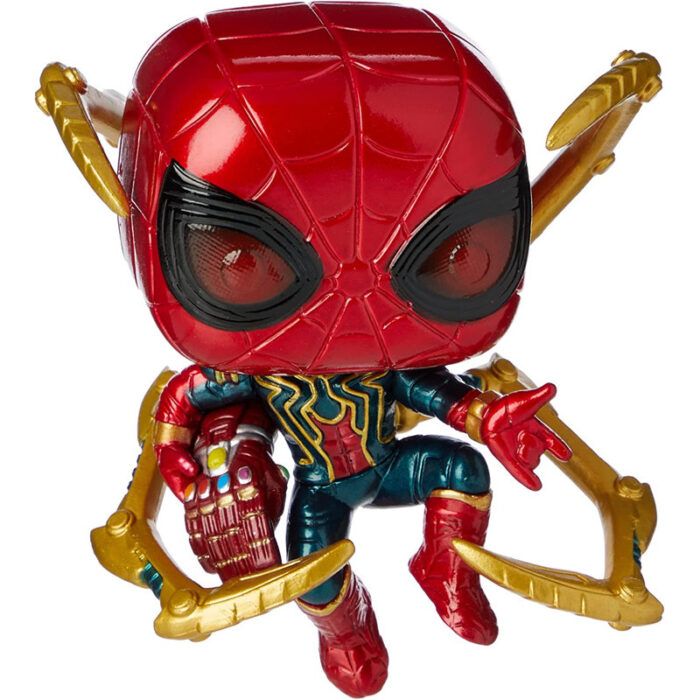 Funko Pop: Bobble Head – Iron Spider with Nano Gauntlet – Avengers Endgame #574 - Chic Decora