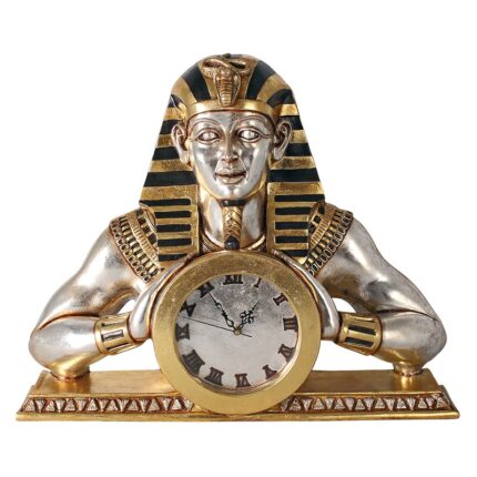 Kristopher Temple of Heliopolis Mantle Clock Statue - Chic Decora