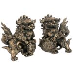 Chinese Foo Dog Handmade Animals Figurines & Sculptures - Chic Decora