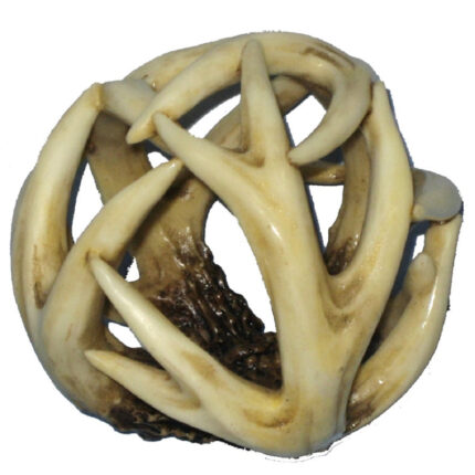 Galeno Intricate Antler Orb Figurine - Chic Decora