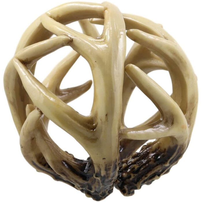 Galeno Intricate Antler Orb Figurine - Chic Decora