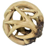 Galeno Intricate Antler Orb Figurine - Chic Decora