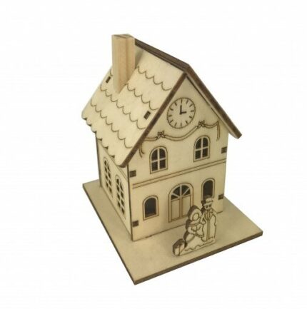 Handmade Decorative Plywood Small House - Chic Decora