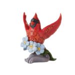 Jim Shore Heartwood Creek Mini Cardinal Figurine 3.4in H - Chic Decora