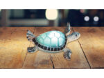 Jelmar 6.25″W Blue Sea Turtle with LED Marine Life Figurine Unique Gifts - Chic Decora