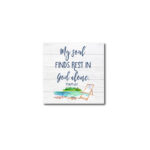 You Fill My Heart Coastal 5.5″ Wood Plaque - Chic Decora