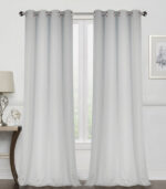 Fet Polyester Curtain Pair (Set of 2) - Chic Decora