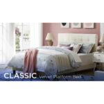 Modway Melanie Tufted Button Upholstered Performance Velvet Platform Bed - Chic Decora