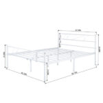 Aashay Metal Open-Frame Bed - Chic Decora