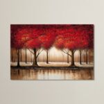 Bernhild ” Parade Of Red Trees “ - Chic Decora