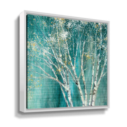 ” ‘Blue Birch’ Painting Print ” by Julia Purinton - Chic Decora