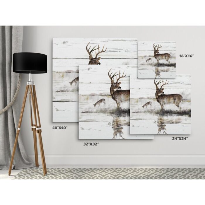 ” Rustic Misty Deer “ - Chic Decora