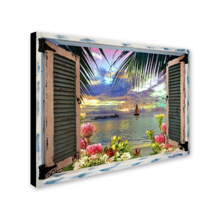 ” Tropical Window To Paradise III ” by Leo Kelly - Chic Decora